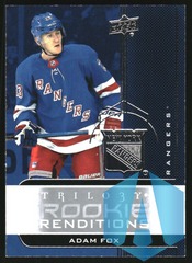 2019-20 Upper Deck Trilogy Rookie Renditions #RR-41 Adam Fox